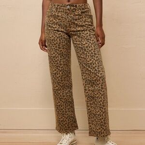 AE Stovepipe Leopard Print Women's Jeans